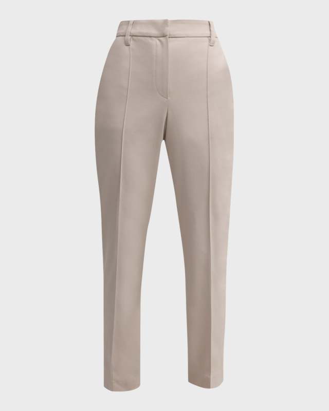 Cotton Seam Front Pant with Monili Belt Loop